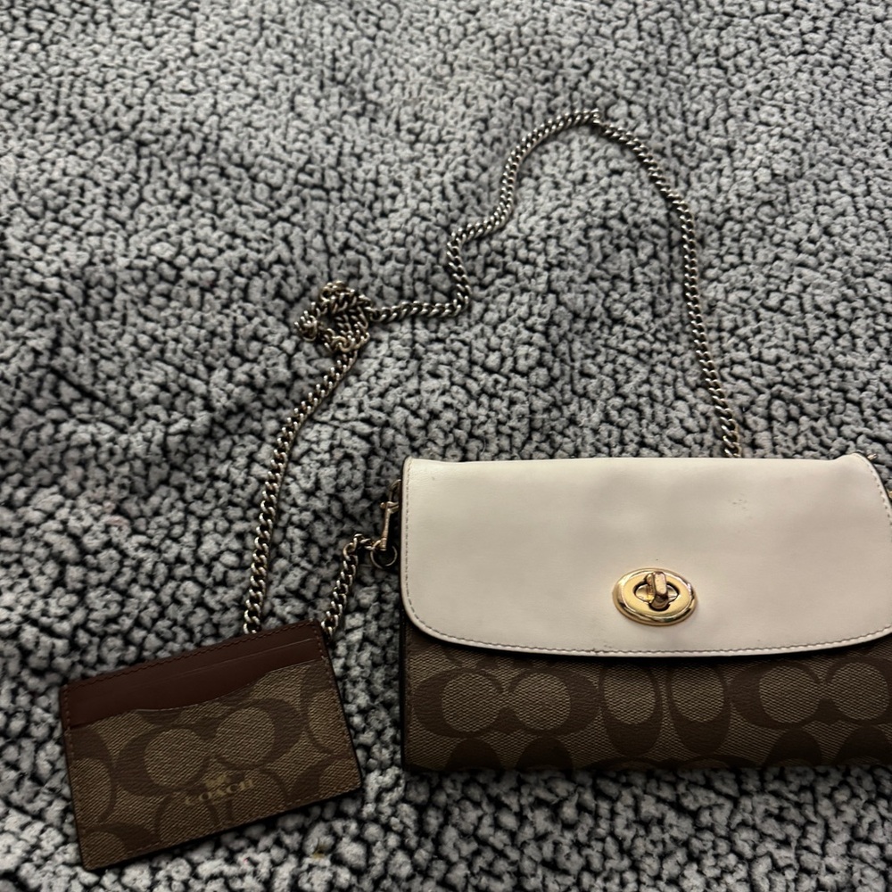 Coach Cross Body & Matching Wallet